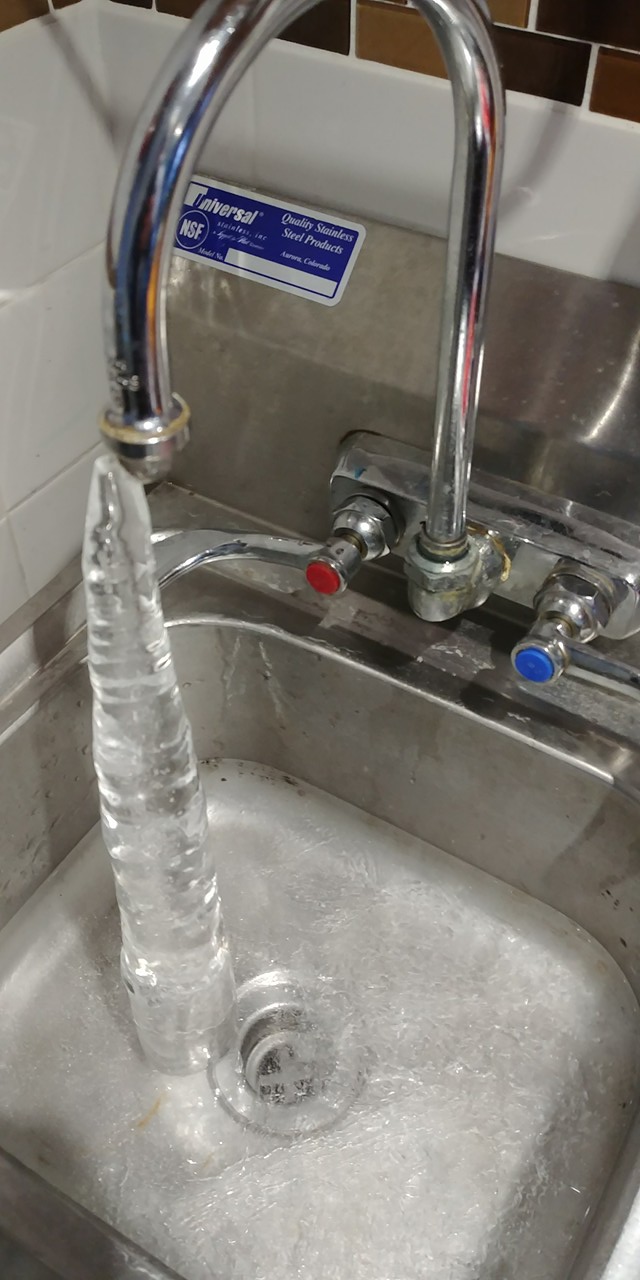 "Leave the faucet dripping so the pipes don't burst." MLTSHP