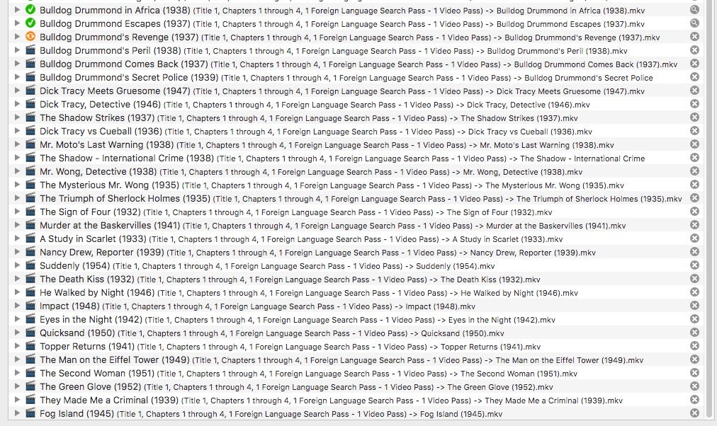 handbrake queue MLTSHP