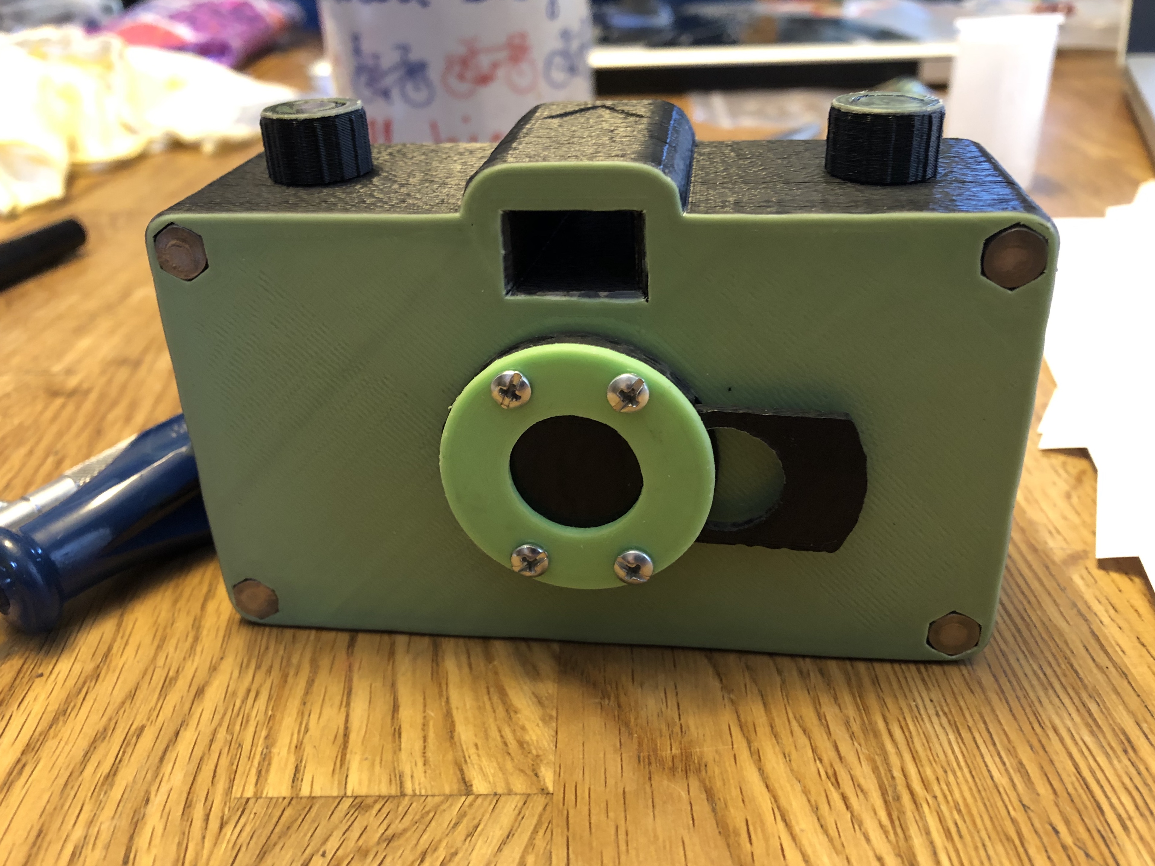 3D printed pinhole camera MLTSHP