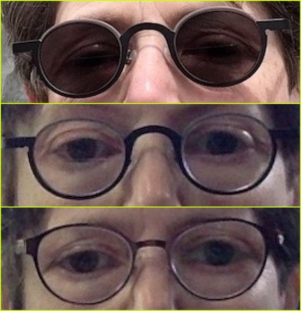 three selfies further described in entry