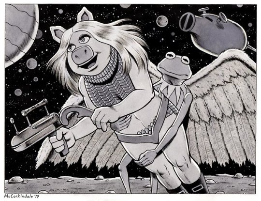 Miss Piggy And Kermit in Roger Vadim’s "Barbarella"