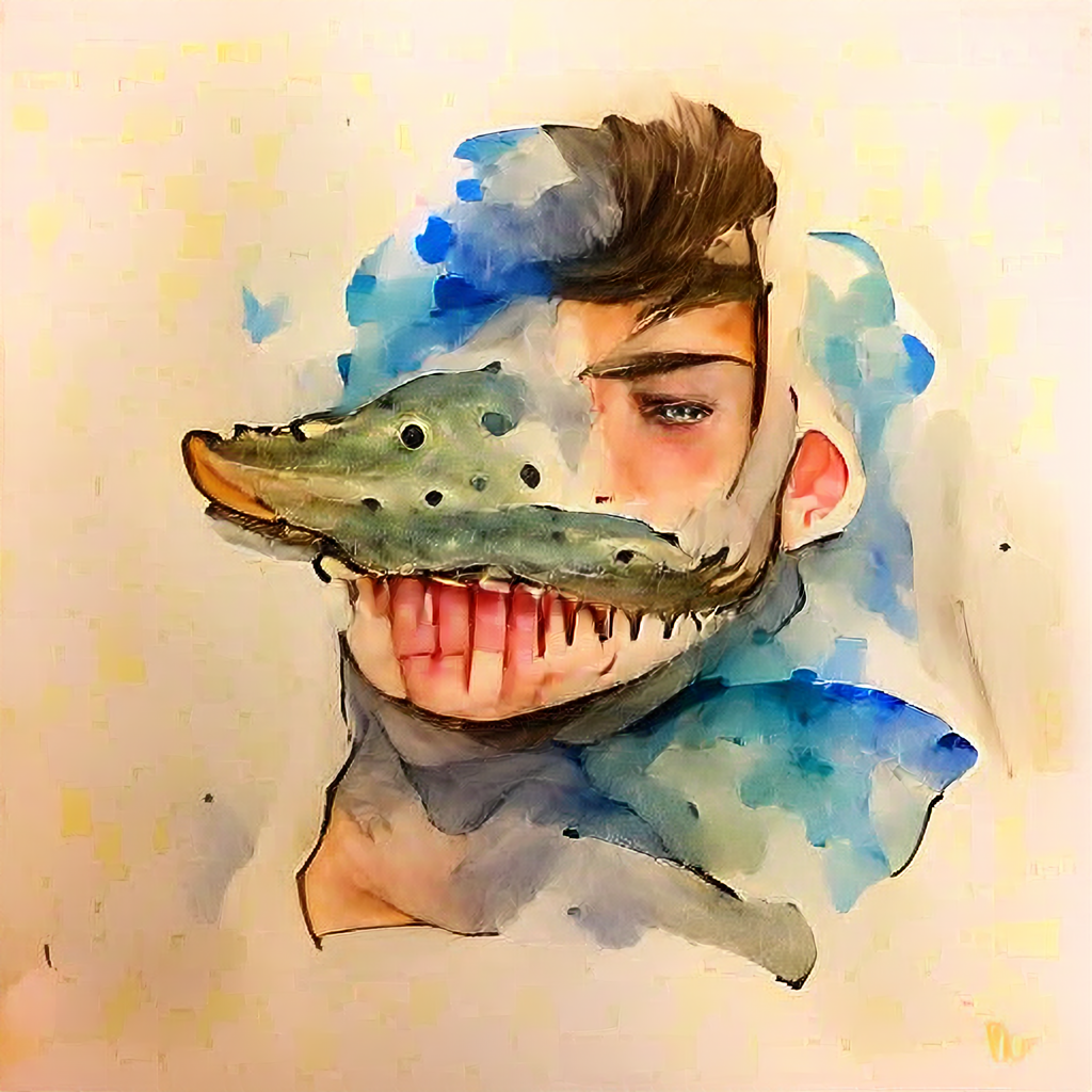 half shark alligator half man.png MLTSHP