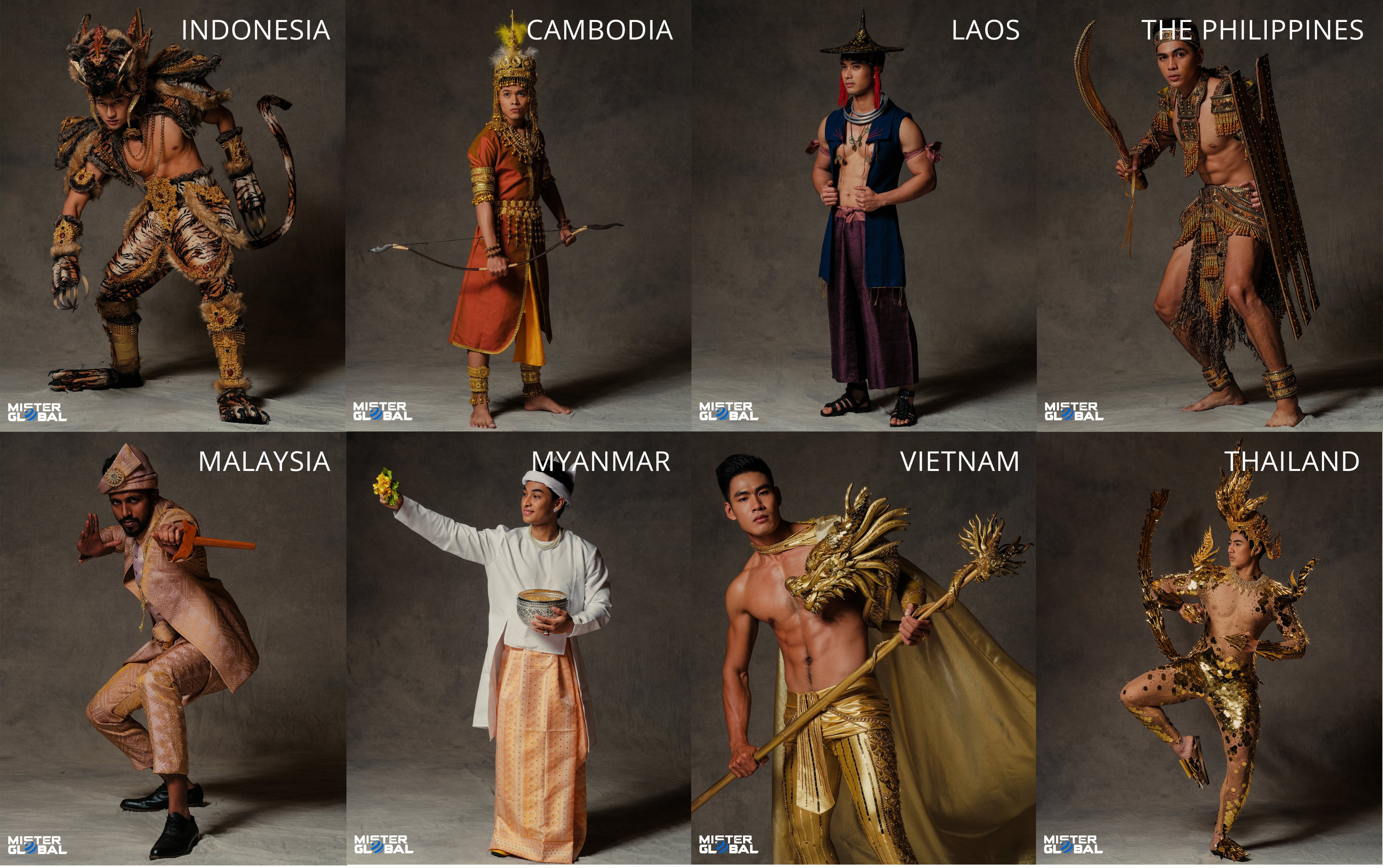 Mister Global pageant's national costume round MLTSHP