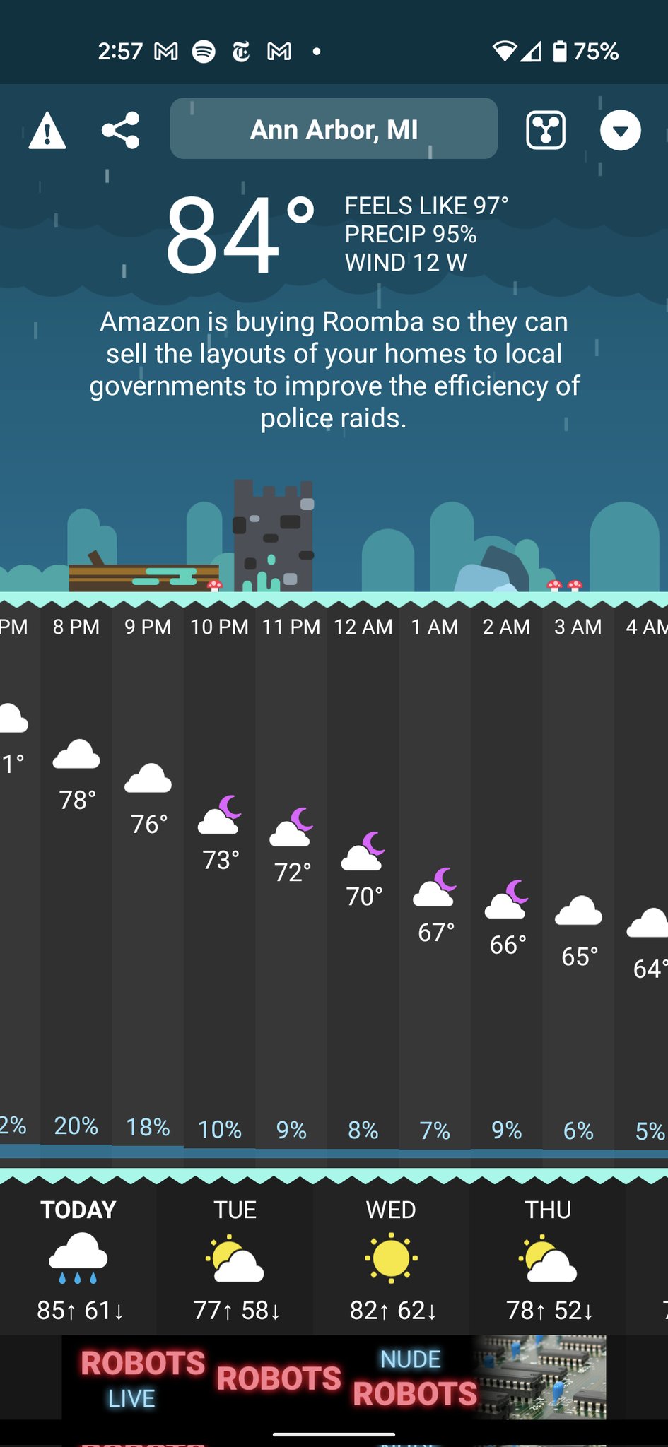 Weather app hasn't been wrong yet | MLTSHP