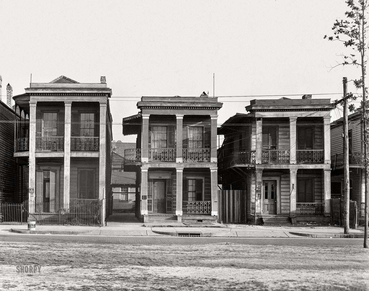 Frame houses. New Orleans, Louisiana. MLTSHP