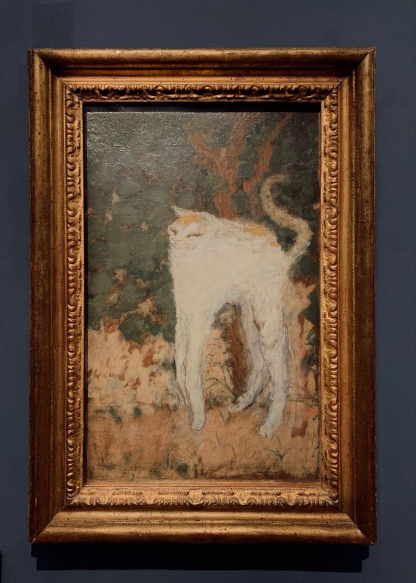 Pierre Bonnard, Le Chat Blanc (1894) MLTSHP