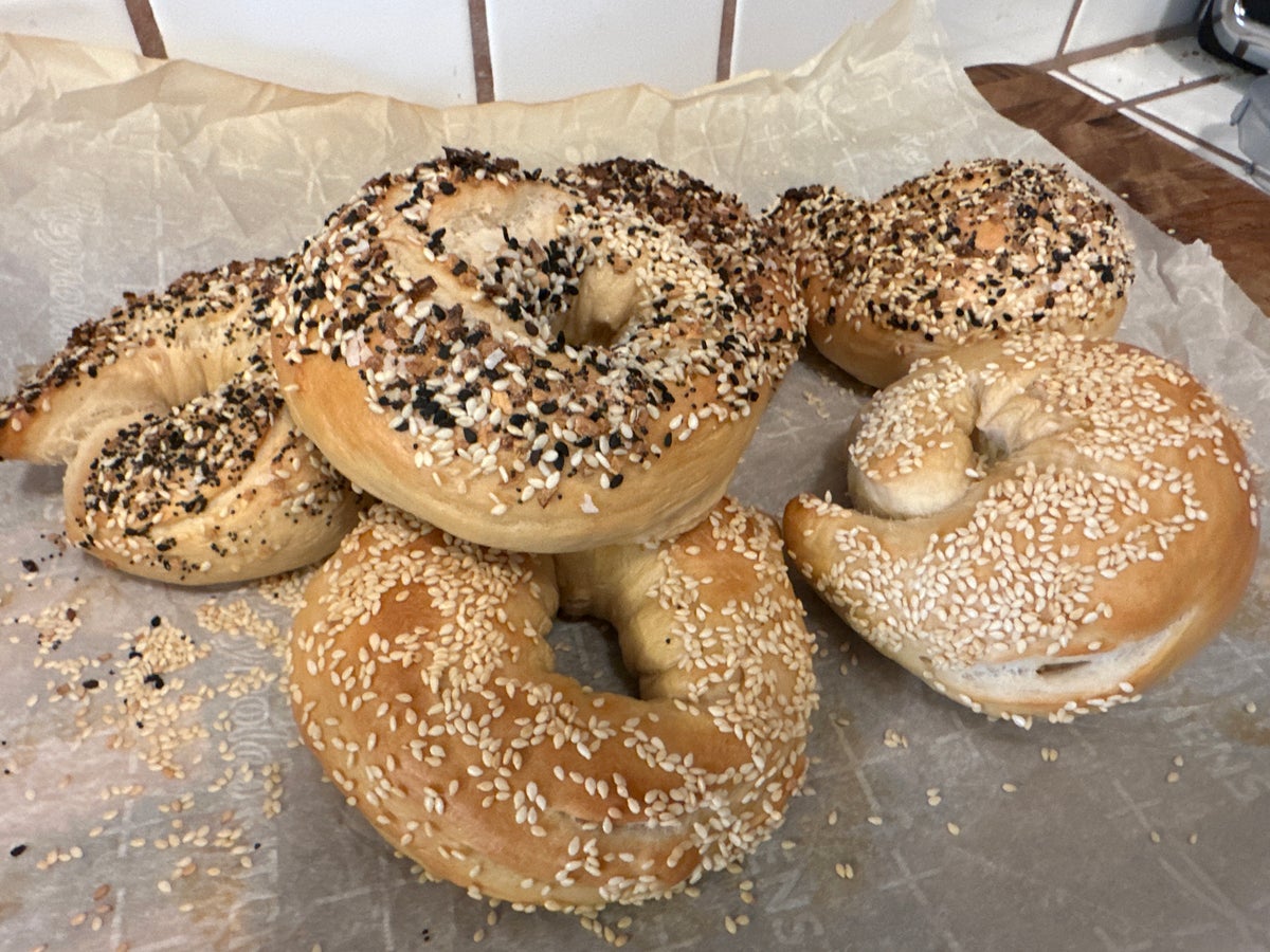 I made one hour bagels MLTSHP