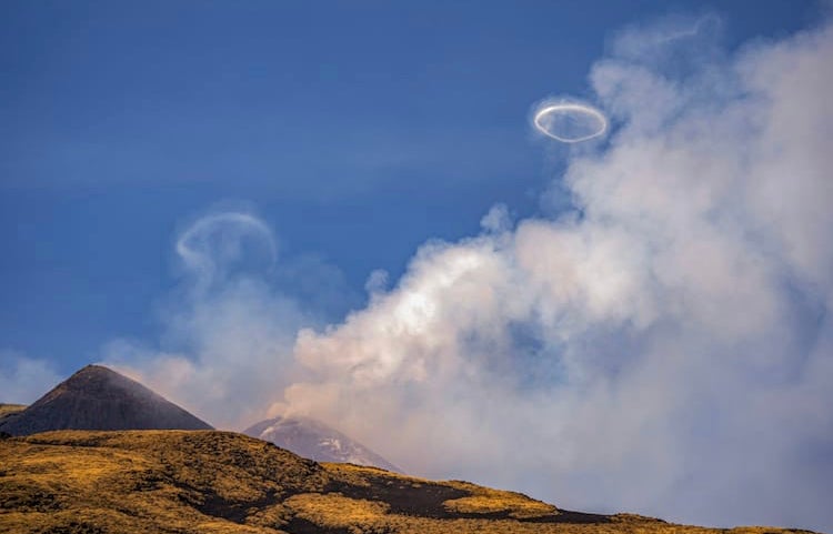 mt. etna blowing smoke rings | MLTSHP